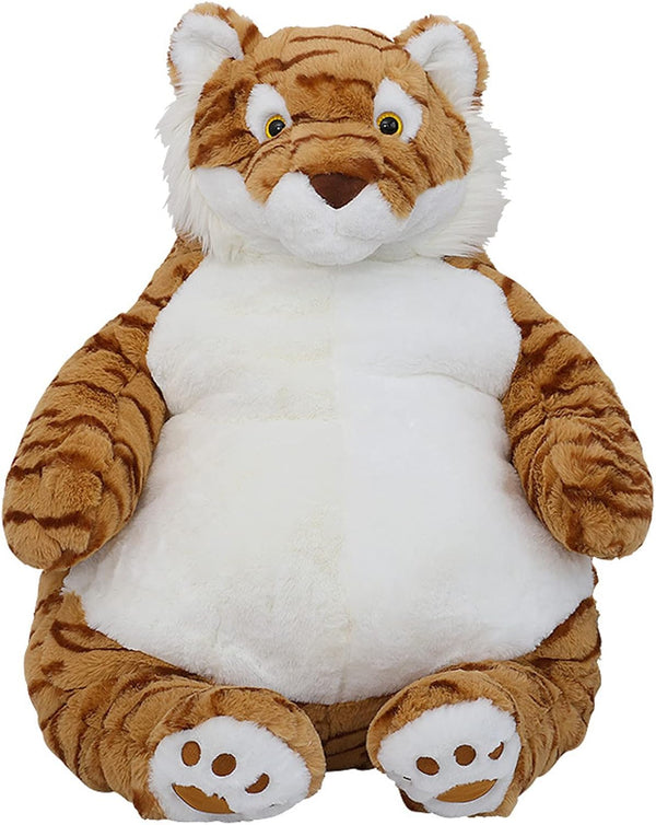 ronivia Tiger Weighted Stuffed Animals, 17" 3.5 lbs Weighted Tiger Plush Large Weighted