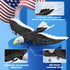 2.4GHZ 2CH 2 6-axis DEERC RC Plane, Remote Control Eagle Plane, RTF Airplane, Flying Bird with Batteries & Propeller