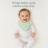 6-Pack PurComfy SuperSoft Baby Bibs, Premium Bamboo Bandana Drool Bibs for Infant Boys & Girls, Adjustable Snap Bibs
