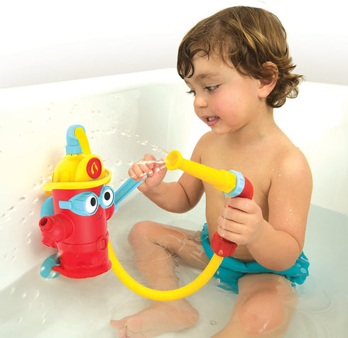 3+) Nozzle, Yookidoo Baby Bath Toddler Toys (Ages - Ready Freddy Spray N Sprinkle Fire Hydrant Bathtime Toy - Includes