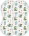 Burbuja Cute Dragon Muslin Baby Burp Cloths, Soft & Absorbent Cotton Rags for Newborn Boys & Girls, 2 Pack