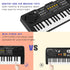 37 3 4 5 6 7 8 9 Raimy Keys Keyboard Piano for Kids, Early Learning Educational Portable Electronic Musical Instrument