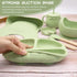 Silicone Baby Feeding Set 6+ Months, Baby Led Weaning Utensils with Suction Bowl, Plate, Spoon, Fork, Snack Cup