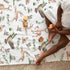 Baby Hunting Woodland Animals Blanket for Girls & Boys, Wild Animals Swaddle Blankets, Soft Warm Receiving 30x40inch