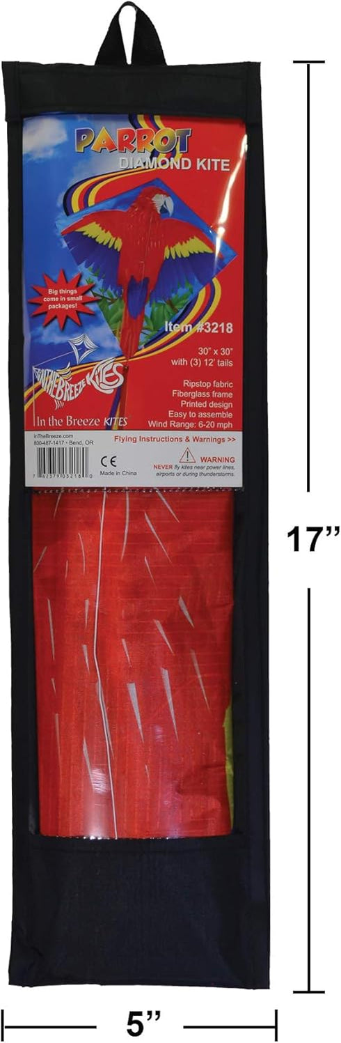 In the Breeze 30-inch Graphic Diamond Kites for Outdoor Fun