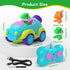 2-4 2 3 4 Remote Control Car for Toddlers, Dinosaur Toys for Ages with Lights & Music, Rechargeable RC Car Birthday