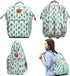 MCWTH Backpack Set Cactus Green Diaper Bag for Baby Girls Mom, Large Bags with Nappy Pouch Stroller Straps