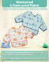 Lictin Baby Bibs for Boys Girls - Long Sleeve Waterproof Toddler Bibs, 0-24 Months Neutral Baby Smock