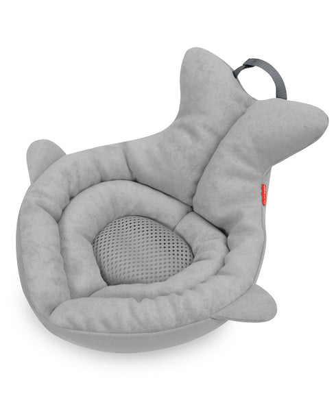 Skip Hop 0-6 Soft Sink Baby Bath Tub and Rinse Cup, Moby Grey, Months