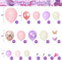 151PCS Pink Balloon Garland Arch Kit, Rose Gold White Pink and Purple Balloons for Birthday Party Decorations