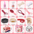 G.C 13Pcs Interactive Stuffed Dog Toys for Kids Girls - Walking Barking Plush with Carrier & Accessories Playset