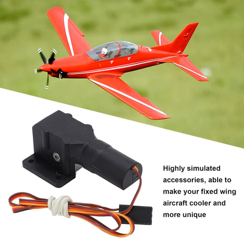 Oumefar Electric Retractable Landing Gear for 1.1M RC Plane, Durable Safe Accessories for Fixed Wing Aircraft