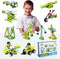 makerzoid Building Robot Kit, 370+ Educational DIY Building Blocks, 100+ Models STEM