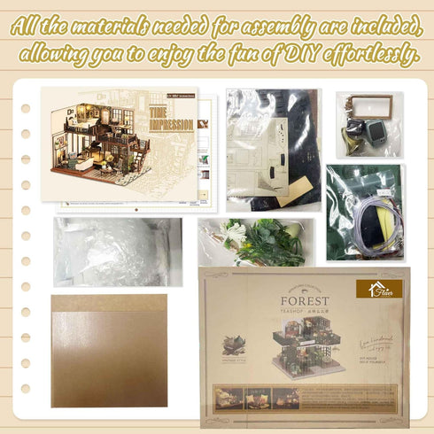 Creative DIY Dollhouse Kit - Time Impression Miniature