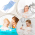 Tanxier 0-6 Baby Bath Seat Support Net Baby Bathtub Mesh Cushion Comfortable Breathable Shower Bathing Mat Shower Pad