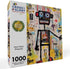 Neon Robot Rhapsody: Beautiful 1000 Piece Jigsaw Puzzle with Abstract Art & Luminous Yellow Highlights, Premium Quality