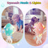 Tummy Dancing Octopus - Electric Crawling Musical Baby Toy with LED Lights & Music, Rechargeable Interactive Sensory