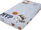 NoJo Team All Star Light Blue, Grey, & Orange, MVP Fox & Raccoon Sports Theme 100% Cotton Fitted Crib Sheet