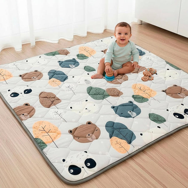 DayTroche Baby Play Mat 50 x 50 Inches for Playpen Padded Play Mat