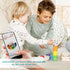Ulanik Rainbow Balls in Cups, Toddler Montessori Toys for 1+ Year Old Kids, Wooden Matching Game for Learning