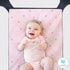 The Peanutshell Pack n Play Sheets for Baby Girl, Fitted Mini Crib Sheets, Floral Daisy 3 Pack for Playard Bedding