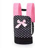 Bayer Design Dolls: Carrier - Black, Pink, Hearts - Accessory for Carrying Dolls Up to 18", Adjustable Shoulder Straps, Seat Belt, Kids Toy, Ages 3+