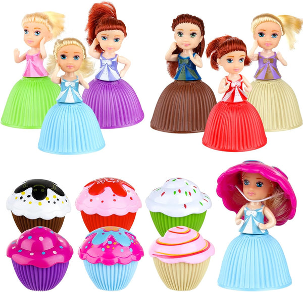Beautiful Cake Doll Toy Surprise Cupcake Princess Doll Toys for Kids – 6PCS Scented Funny Game Gift