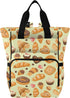 SUABO Donuts Ice Cream Bread Pattern Baby Diaper Bag Backpack Large Bag Waterproof