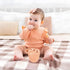 Pack 2 PandaEar Silicone Snack Containers, Collapsible Toddler Snack Cups Spill Proof Food Catcher for Toddler Baby