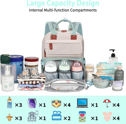 Backpack, Backpack Legestori Diaper Bag Baby Diaper Bag for Girls Boys, Multipurpose Baby for Women, Large Baby