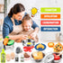 Hohosunlar Set, 38Pcs Sets Playset Kids Pretend Play Kitchen Accessories Stainless Steel Play Pots Pans for Kids, Toy