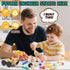 Set, Hammer 3-5, Lehoo Castle Kids Tool Wooden Mini Toddler Tool Bench with Blackboard, Robot Construction Toys