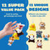 JOYIN Mini Animal Plush Toy Assortment, Small Animals Plush Keychain Decoration