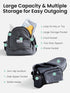 50 lbs, Baby Hip Seat Carrier, GROWNSY Ergonomic Hip Seat Baby Carrier with Multiple Pockets, Adjustable Extended