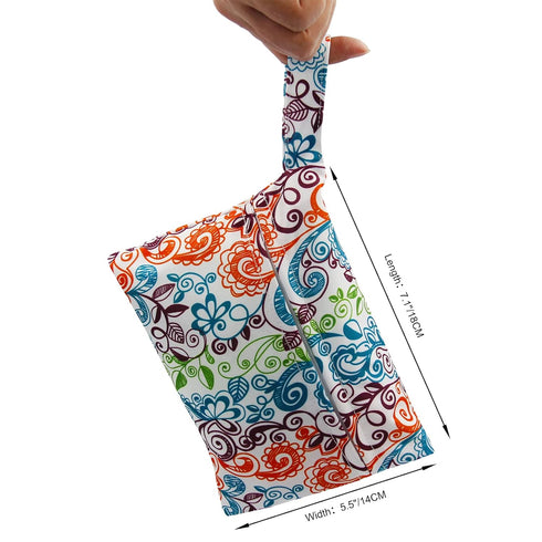 '-10 4.7") PINOWU Nursing Pads Washable Pads + Wet Bag + Wash Bag, Breastfeeding Nipple Pads (Large