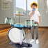 Soft Microphone for MP3 Music Player - Children's Educational Instrument Toy Set, Rock Jazz Drum Set, Green Music Toy