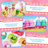 Set 2-4, Counting 1 2 3 Train for Girls Electric Toy Train with Farm Animals & Music & Lights, Montessori & Sorting