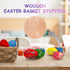 Easter Basket Stuffers, Set of 6 Wooden Percussion Musical Shaker Eggs for Toddlers Kids Boys Girls Gifts