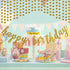 Gold Glitter Happy Birthday Banner Garland Sign for Birthday Party Decorations