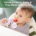 4 Haakaa Baby Fruit Food Feeder & Mini Freezer Nibble Tray Combo, Breastmilk Popsicle Molds for Baby Cooling Relief