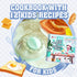 JOY TOWN Set JoyTown Kids Cooking and Baking with Storage Case Real Cooking Supplies with Cookbook, Knives, Timer, Kids