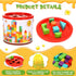 Libima 100 Pcs Wood Building Blocks for Toddlers 2-4 Years, Wooden Building Set with Storage Container, Preschool