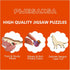 Fiery Dragon Wooden Puzzles for Adults, Unique Shaped Jigsaw Puzzles, 290 Pieces 13.6 x 13.2in, Large Gift