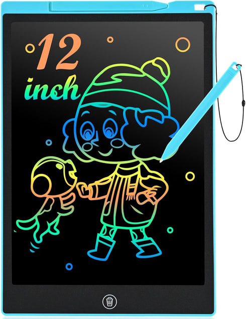Toddler Kids Toys Gifts - 12 Inch LCD Writing Tablet Doodle Board Pad, Colorful Educational Drawing Tablets