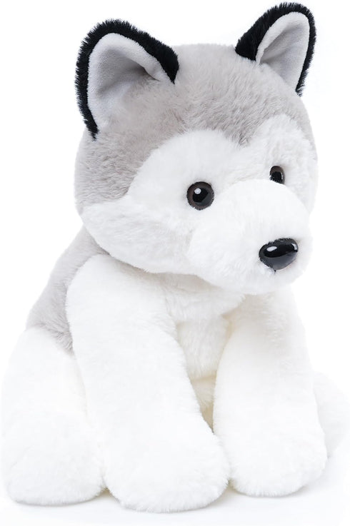 Siberische Husky Stuffed Animals, 12 inches Puppy Plush Toys for Kids Girls Boys Birthday Bedtime