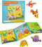 Magnetic Puzzles for Toddlers 2-4, Travel Dinosaur Activities Toy Wooden Jigsaw Puzzles Book for Kids 1-5
