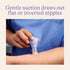 Lansinoh LatchAssist Nipple Everter for Breastfeeding, Includes 2 Flange Sizes (19mm & 24mm) with Protective Case