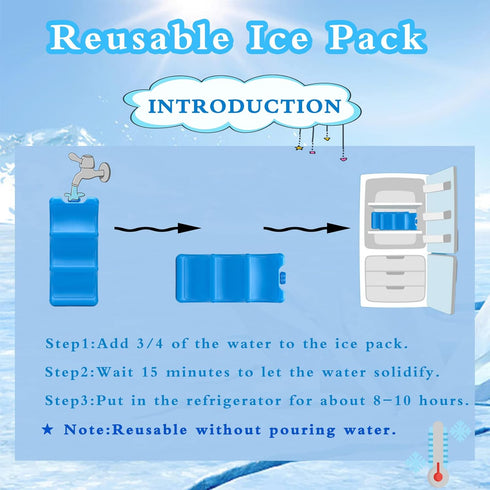 Panxxsen 3 Pack Pack,Reusable Packs Packs Breastmilk Ice Ice for Breastmilk Storage,Bottle Ice for Breast Milk,Baby