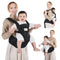 Baby Carrier with Hip Seat, 6-in-1 Baby Carrier Newborn to Toddler, Detachable