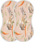 YETTASBIN Cute Bunny Muslin Baby Burp Cloth, Super Soft Absorbent Cotton Burp Rag Baby Bibs Feeding Cloth for Newborn